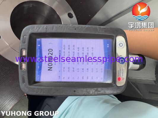 उच्च तापमान अनुप्रयोग के लिए ASTM B564 N08020 निकल मिश्र धातु इस्पात निकला हुआ किनारा