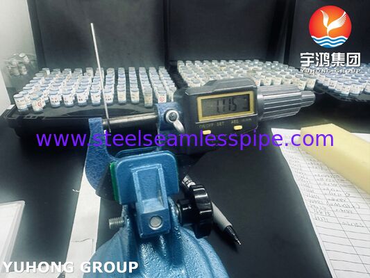 SUS304 X5CrNi18-9 सर्जिकल उपकरणों के लिए मेडिकल ग्रेड स्टेनलेस स्टील कैपिलरी ट्यूब