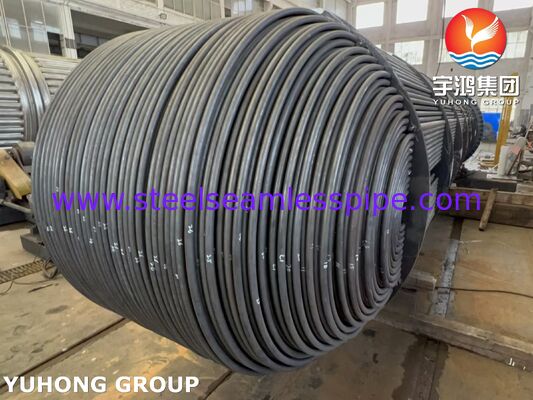 कार्बन स्टील हीट एक्सचेंजर ट्यूब बंडल ASME SA179 ट्यूब और SA266 Gr.2 ट्यूब शीट के साथ ASME कोड निर्माण के लिए