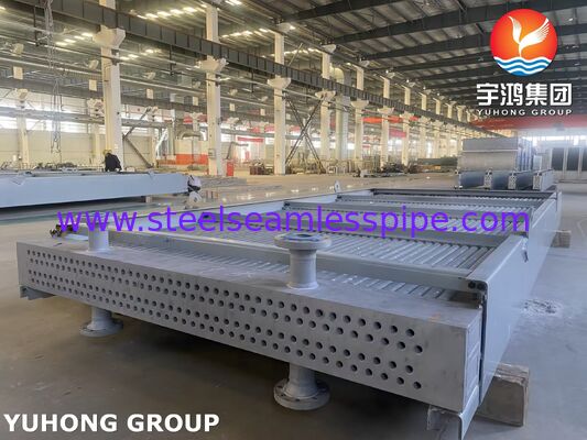 मोनल 400 एयर कूलर ट्यूब बंडल जिसमें एक्सट्रूडेड एल्यूमीनियम फिन और ASME SB163 सीमलेस ट्यूब हैं