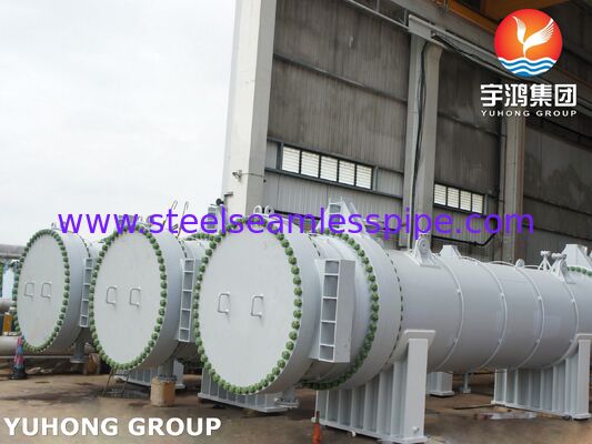 कठोर सेवा के लिए TP316L ट्यूबों के साथ ASME U स्टैम्प्ड AES टाइप फ्लोटिंग हेड हीट एक्सचेंजर