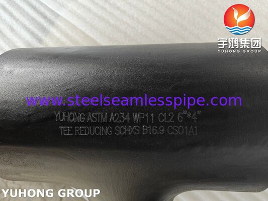 रासायनिक उद्योग के लिए ASTM A234 WP11 CL2 मिश्र धातु इस्पात फिटिंग बटवेल्डेड