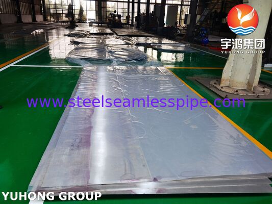 टाइटेनियम स्टील क्लैड प्लेट्स क्लैडिंग पार्ट्स SA516 Gr 70 Gr.2 विस्फोटक कंपोजिट के साथ