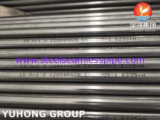 EN10305-1 E235 परिशुद्ध सिस्टम के लिए सामान्यीकृत चमकदार कोल्ड ड्रॉन ट्यूब