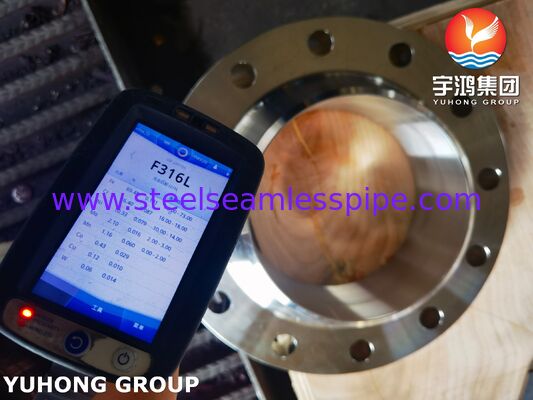 ASTM A182 F316L स्टेनलेस स्टील फ्लैंज वेल्डनेक रेज़्ड फेस