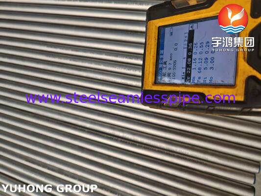 तेल और गैस उद्योग के लिए एएसटीएम ए 790 एस 32205 डुप्लेक्स स्टेनलेस स्टील पाइप