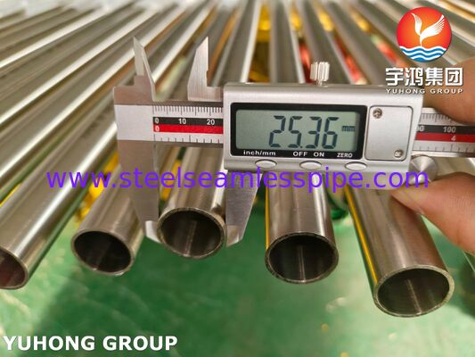 ASTM A270 TP304 खाद्य प्रसंस्करण के लिए स्टेनलेस स्टील ब्राइट एनील्ड सीमलेस सैनिटरी ट्यूब