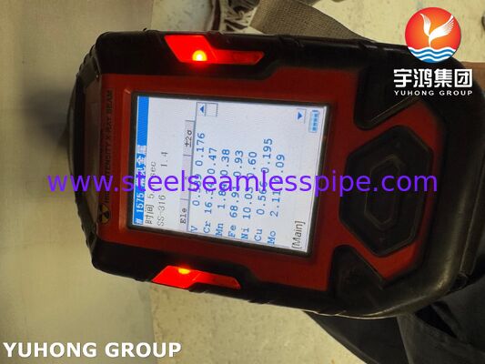 तेल गैस पेट्रोकेमिकल रिफाइनरी के लिए ASTM A312 TP316L स्टेनलेस स्टील सीमलेस पाइप