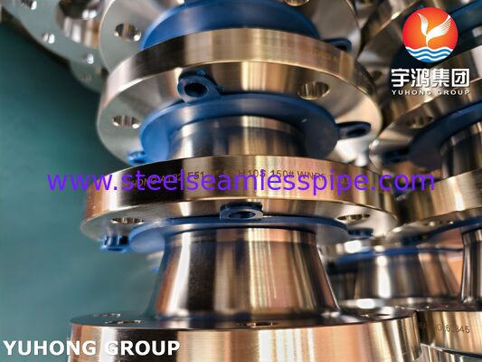 ASTM A182 F51 S31803 डुप्लेक्स स्टील जाली वेल्डनेक फ्लैंज 150#-2500# B16.5