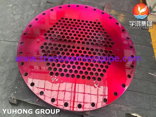 ऊष्मा विनिमयकर्ता के लिए ASME SA240 SS304 स्टेनलेस स्टील स्थिर ट्यूबशीट