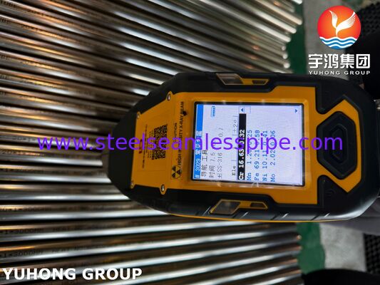 ASTM A249 TP316L 1.4404 वाष्पीकरण के लिए चमकदार एनील्ड स्टेनलेस स्टील वेल्डेड ट्यूब EP MP