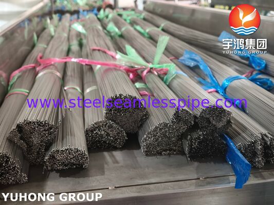 SUS304 ISO9626 10 - 34G दवा प्रशासन के लिए स्टेनलेस स्टील मेडिकल कैपिलरी ट्यूब