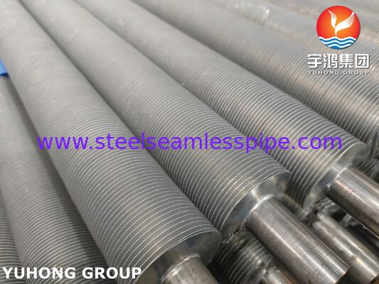 एन 10217-7 1.4301 वायु कूलर के लिए एक्सट्रूडेड फिन ट्यूब गर्मी वसूली