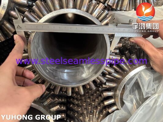 स्टड ट्यूब बेस ट्यूब एएसटीएम A335 P22 उच्च तापमान प्रतिरोधी