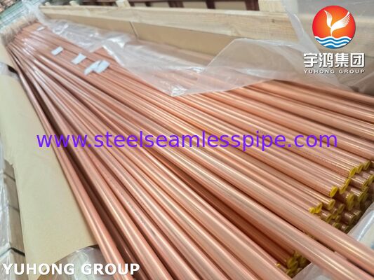 JIS H3300 C1220T फॉस्फोरस डीऑक्सिडेटेड कॉपर स्टील सीमलेस ट्यूब