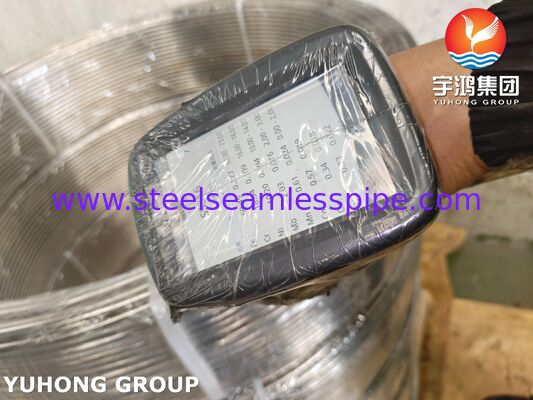 एएसटीएम A269 TP316L स्टेनलेस स्टील ब्राइट एनील्ड कॉइल ट्यूब औद्योगिक द्रव अनुप्रयोग के लिए