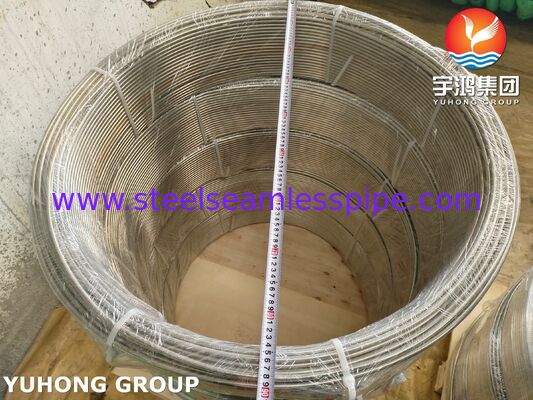 एएसटीएम A269 TP316L स्टेनलेस स्टील ब्राइट एनील्ड कॉइल ट्यूब औद्योगिक द्रव अनुप्रयोग के लिए