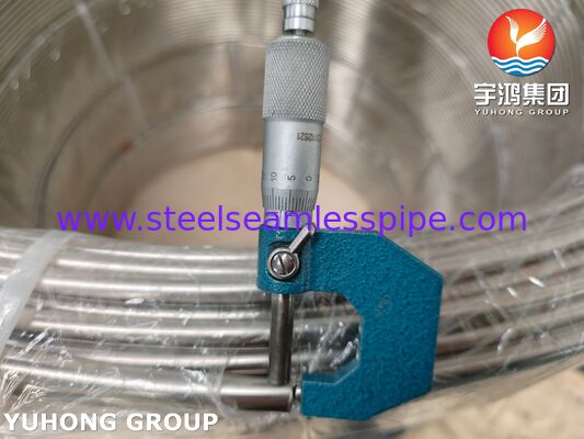 एएसटीएम A269 TP316L स्टेनलेस स्टील उद्योग तरल पदार्थ अनुप्रयोग के लिए उज्ज्वल एनील्ड रोल्ड ट्यूब