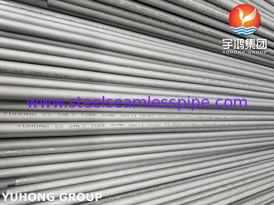 ASME SA213 TP347 स्टेनलेस स्टील सीमलेस हीट एक्सचेंजर ट्यूब