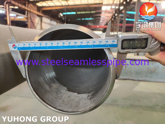 उच्च तापमान और दबाव औद्योगिक अनुप्रयोगों के लिए एएसटीएम ए376 टीपी347एच निर्बाध स्टेनलेस स्टील पाइप