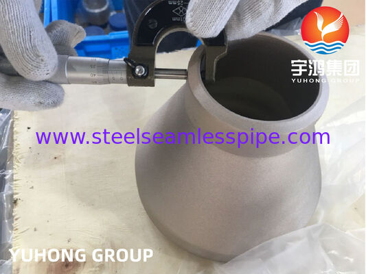 ASTM B466 C70600 कपर निकेल फिटिंग एक्सेन्ट्रिक रिड्यूसर कूलिंग सिस्टम के लिए