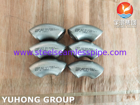 औद्योगिक क्षेत्र के लिए ASTM A403 WP304-S 90 डिग्री LR सीमलेस एल्बो