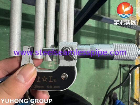 कंडेनसर के लिए स्टेनलेस स्टील ASTM A269 TP316L सीमलेस ट्यूब, पिकल और एनील्ड