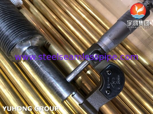 एएसटीएम ए179 एल प्रकार के फिन सीमलेस (एसएमएलएस) ट्यूब, उच्च दक्षता वाले हीट एक्सचेंज लो-कार्बन स्टील फिन ट्यूब