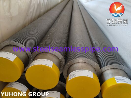 ASTM A376 TP347H फिन ट्यूब CS, उच्च तापमान प्रतिरोधी कम्पोजिट फिन ट्यूब (CS बेस + TP347H फिन)