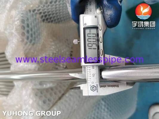 ASME SA249 ब्राइट एनील्ड स्टेनलेस स्टील 304 वेल्डेड ट्यूब डिस्टिलर के लिए, 3/4" 20BWG