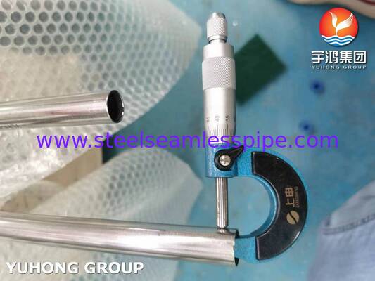 ASME SA249 ब्राइट एनील्ड स्टेनलेस स्टील 304 वेल्डेड ट्यूब डिस्टिलर के लिए, 3/4" 20BWG