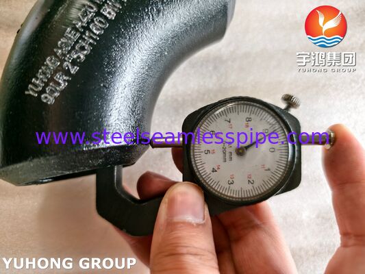 ASME SA420 ग्रेड WPL6 निम्न तापमान कार्बन स्टील फिटिंग LTC बटवेल्ड 90 डिग्री एल्बो