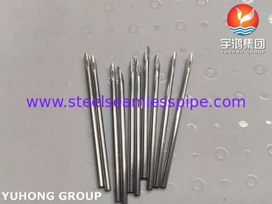 15G-17G SUS304 मेडिकल स्टेनलेस स्टील AVF कैनुला हेमोडायलिसिस के लिए, बैक आई नीडल टिप