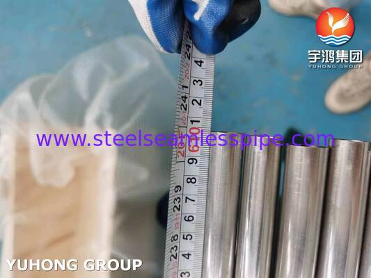 ASTM A249 TP304 स्टेनलेस स्टील वेल्डेड ब्राइट एनील्ड ट्यूब ब्रुअरी के लिए