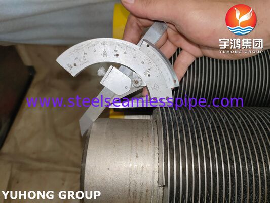 एचएफडब्ल्यू फिनेड ट्यूब ASTM A312 TP347H स्टेनलेस स्टील के लिए अपशिष्ट गर्मी बॉयलर