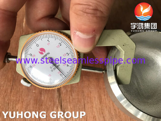 A403 WP304L-S कैप, B16.9 लो-कार्बन स्टेनलेस स्टील बट वेल्ड फिटिंग हाइड्रोलिक इंजीनियरिंग के लिए