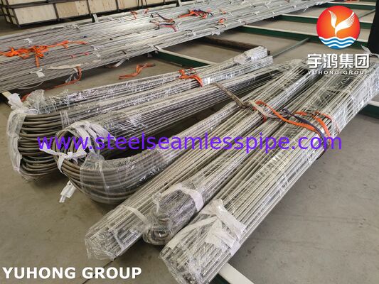 स्टेनलेस स्टील सीमलेस ट्यूब ASTM A213 / ASME SA213 TP321 शेल और ट्यूब हीट एक्सचेंजर्स के लिए