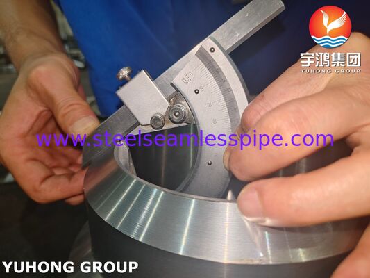 ASME SA350 LF2 CL1 कार्बन स्टील स्व-वर्धित नोजल फोल्डेड इंटीग्रल रिफर्स्ट