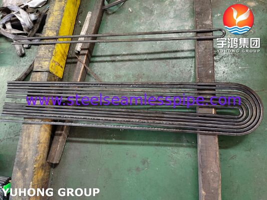परमाणु ऊर्जा संयंत्र के लिए ASTM A213 T9 मिश्र धातु इस्पात हीट एक्सचेंजर ट्यूब, कोल्ड ड्रॉन यू-बेंड ट्यूब