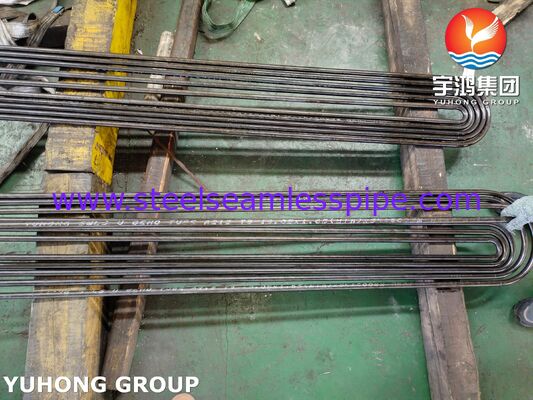 परमाणु ऊर्जा संयंत्र के लिए ASTM A213 T9 मिश्र धातु इस्पात हीट एक्सचेंजर ट्यूब, कोल्ड ड्रॉन यू-बेंड ट्यूब