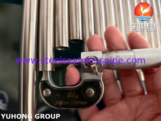 ASTM B163 UNS N08810 इनकोलॉय 800H सीमलेस ब्राइट एनील्ड निकल अलॉय ट्यूब कंडेनसर के लिए