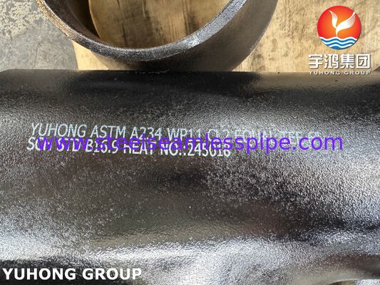 ASTM A234 WP11 CL2 मिश्र धातु स्टील समान टी CrMo मिश्र धातु स्टील बटवेल्ड पाइप फिटिंग B16.9