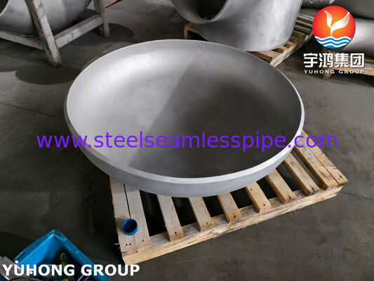 ASME SA403 / ASTM A403 WP304H अंत टोपी ASME B16.9 स्टेनलेस स्टील बटवेल्ड पाइप फिटिंग