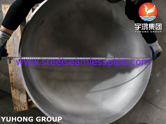 ASME SA403 / ASTM A403 WP304H अंत टोपी ASME B16.9 स्टेनलेस स्टील बटवेल्ड पाइप फिटिंग