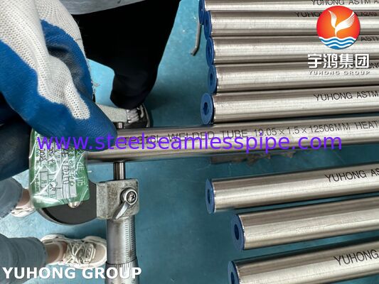 एयर कूलर के लिए ASTM A249 / ASME SA249 TP316L ब्राइट एनील्ड स्टेनलेस स्टील वेल्डेड ट्यूब