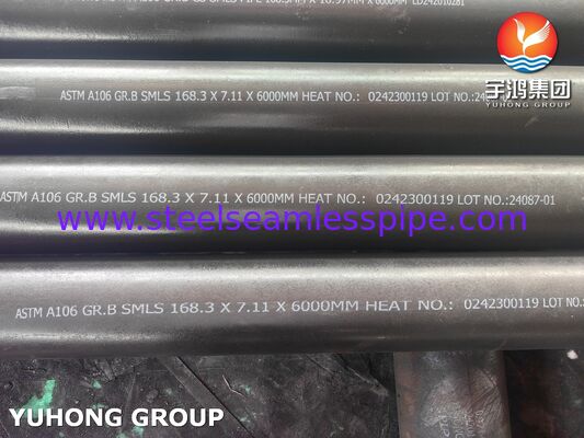एएसटीएम A106 GR.B कार्बन स्टील हीट एक्सचेंजर तेल और गैस के लिए सीमलेस ट्यूब