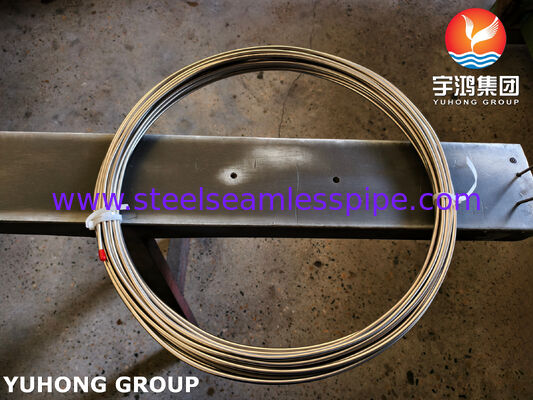 ASTM A269 TP316L हाइड्रोलिक पाइपलाइनों के लिए चमकदार एनील्ड स्टेनलेस स्टील रोल्ड ट्यूब