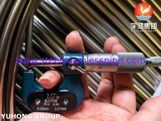ASTM A269 TP316L हाइड्रोलिक पाइपलाइनों के लिए चमकदार एनील्ड स्टेनलेस स्टील रोल्ड ट्यूब