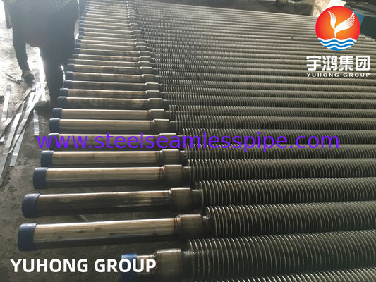 हीट रिकवरी स्टीम जनरेटर के लिए दागदार पंख वाले ट्यूब (ASME SA213 T12)