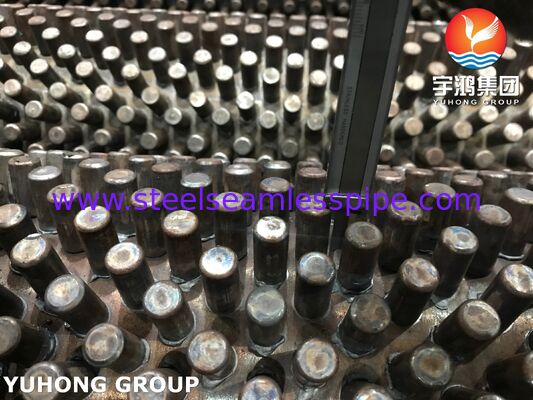 फायर्ड हीटर के लिए ASME SA335 P9 स्टडेड फिन ट्यूब